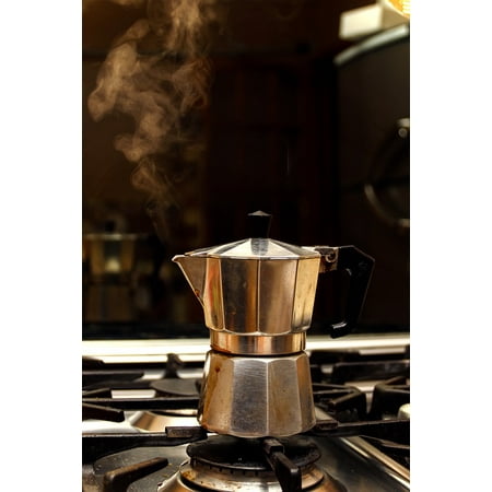 - LAMINATED POSTER Coffee Maker Coffee Stove Picture Hot Kitchen Poster Print 24 x 36