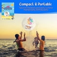 thumbnail image 4 of GRIP A POOL Beach Ball for Birthday Party - 20" Clear Inflatable Ball for Swimming Birthday Parties, 4 of 8