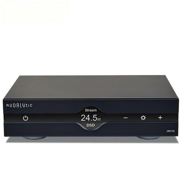Audalytic dr70 r2r streaming audio dac,home audio network bridge, native dsd512 pcm768khz,black