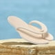 thumbnail image 1 of Chanclas plegables zapatillas de baño zapatillas de ducha sandalias de playa (s) blancas, 1 of 9