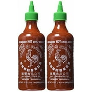 Sriracha Hot Chili Sauce Bottle 17 Ounce Bottle (2 Pack) 17oz