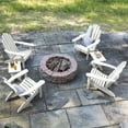 thumbnail image 2 of Highwood 6-pc Classic Westport Adirondack Set with 4 Classic Westport Adirondack Chairs and 2 Folding Side Tables - Outdoor, Eco-friendly, Synthetic Wood, 2 of 8