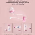 thumbnail image 6 of Hands-Free Anti-Colic Baby Bottle 240ml, 3-in-1 Silicone Nursing Bottle with Adjustable Fast-Flow Nipple & Straw, Leakproof Wide-Neck Feeding Bottle for Newborns, 6 of 9