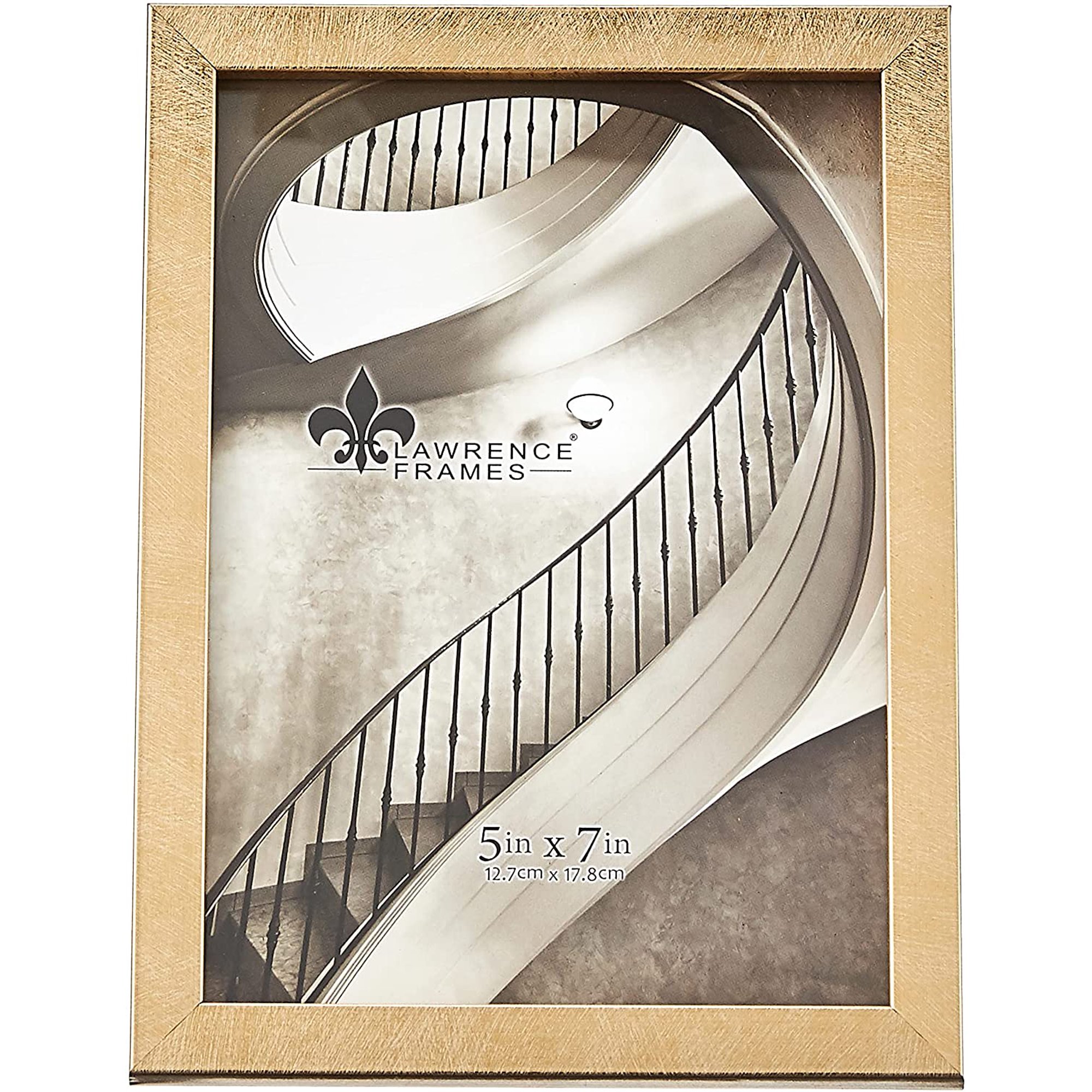 CHLOE Gold Contemporary by Lawrence Frames - 5x7