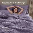 thumbnail image 2 of Juego de Edredón Bedsure Individual Gris Púrpura con 5 Piezas, 2 of 9