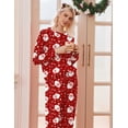 thumbnail image 4 of Ekouaer Comfy Housewear Set Sleeping Set Soft Nightwear Loungewear Plus Size, 4 of 6