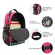 thumbnail image 3 of Mochila Bioworld Godzilla Large Graphic Rosa 17.5", 3 of 7