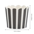 thumbnail image 2 of unbranded 100Ud Para Muffins Negro Para Hornear Y Empacar Postres En Pastelería, 2 of 6