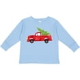 thumbnail image 3 of Inktastic Christmas Vintage Truck with Christmas Tree Boys or Girls Long Sleeve Toddler T-Shirt, 3 of 5