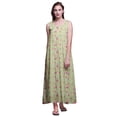 thumbnail image 1 of Bimba Robe de Nuit Maxi en Rayonne pour Femmes, Imprimée, Sans Manches, Robe de Nuit Maxi TP, 1 of 5