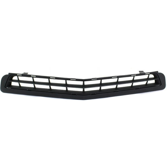 Front Bumper Grille Compatible with CHEVROLET CAMARO 2010-2013 Painted-Black LS/LT Models
