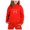 Red, variant on Girls Outfit Sets Toddler Boy Girl Long Sleeve St.Pt'S Day Clover Print Warm Hoodie Sweatpant Kids Outfits Sweat Suit,2-13Y