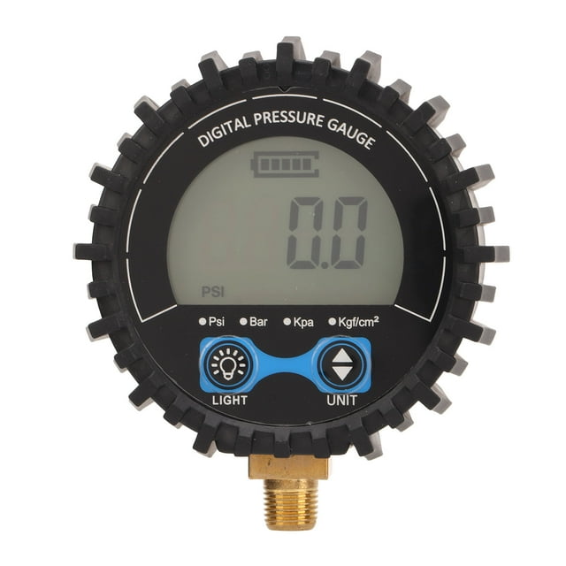 Inflador de neumáticos Manómetro digital Preciso 4 unidades Conmutable Bajo desgaste para automóviles Camiones Motocicletas Senderos SUV RVs Jadeshay A