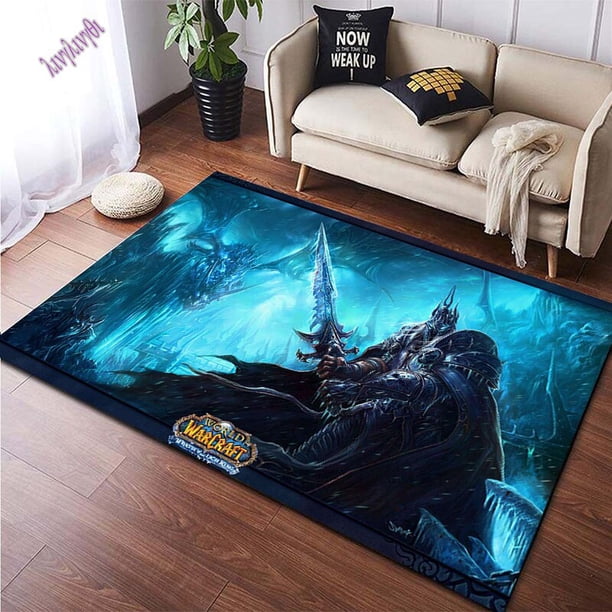 World of Warcraft – tapis de sol antidérapant avec motifs imprimés, créatif Cool, style bohème, pour salon, décoration, tapisserie24100x120cm(39x47 in) zhangyuxiang unisex