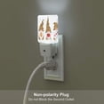 thumbnail image 5 of Pofeuu Christmas Gnomes In Leopard Print Night Lights Plug into Wall with Dusk-to-Dawn Light Sensor, LED Nightlight for Bathroom, Adult, Hallway-US, 5 of 7