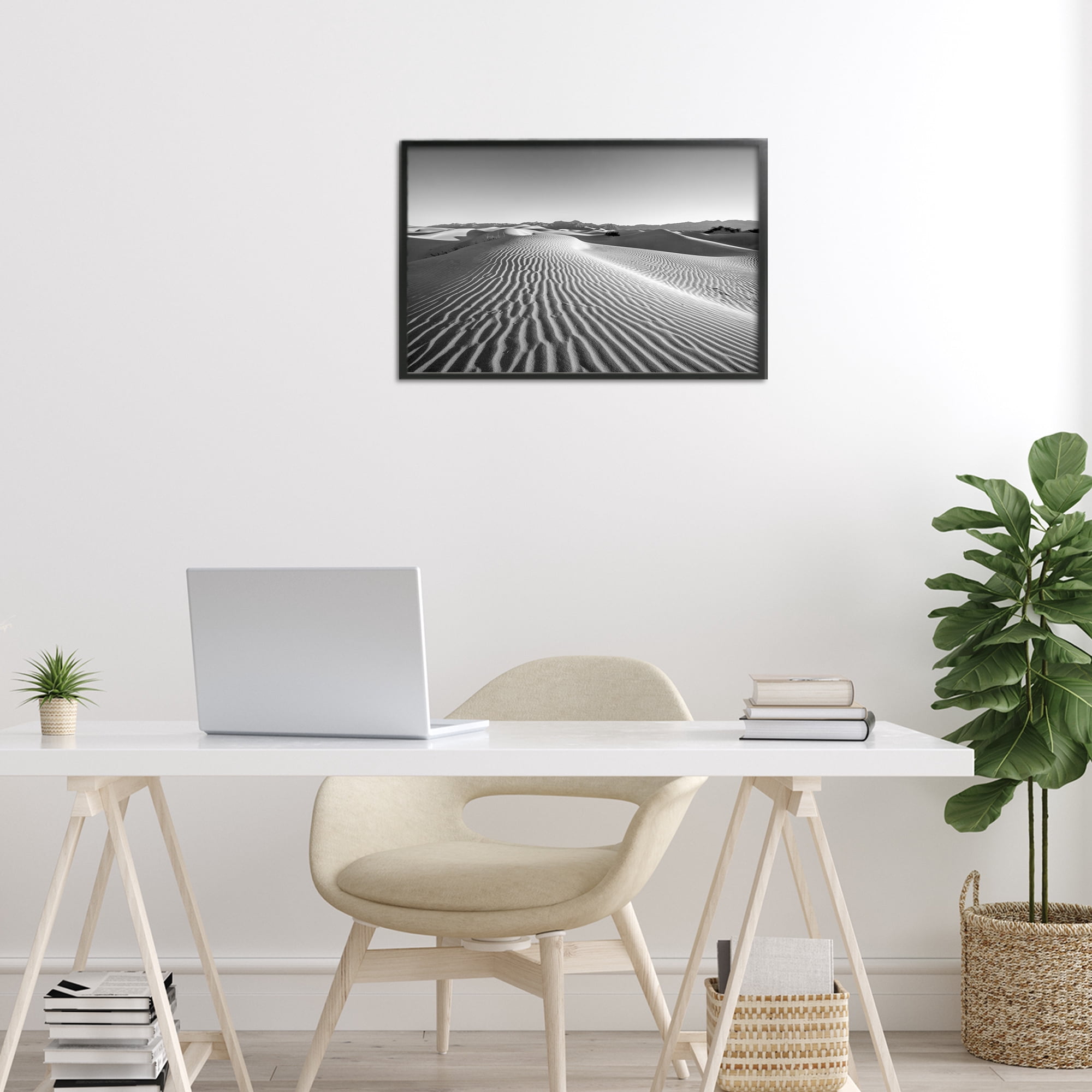 Stupell Industries Sand Waves In The Distance Black Framed Giclee Art, design by Jon Evan