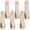 Beige, variant on 6 Pcs Leather Curtain Rod Holders PU Leather Curtain Rod Bracket Mounted Loop Straps with Screws and Plastic Wall Plugs, Boho Pole Hanger Hook for Towel Oar Home Wall Display Decor(Brown)