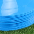 thumbnail image 3 of MasteelfCA 26pcs Football Training Sign Dish Plate Cone Marker Tray Football Training Tray (25pcs Blue Marker Tray, 1pc Black Rack), 3 of 7