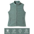 thumbnail image 3 of 33,000ft Women's Polar Fleece Zip Vest Outerwear with Pockets,Warm Sleeveless Coat Vest for Fall & Winter, 3 of 6