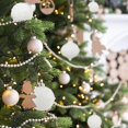 thumbnail image 4 of Ki Store Bolas De Navidad Blancas 34 Piezas Adornos De Decoración De Árbol De Navidad De 2,36 Pulgadas Para Árbol De Navidad Corona Navideña Adornos De Decoración Ganchos Incluidos, 4 of 5