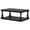 Black, variant on Oufan 43.5” Rectangular Coffee Table with Storage Shelf, Farmhouse Wood Center Table for Living Room, Modern 2-Tier Tea Table with Open Shelf, Brown