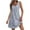 Blue, variant on Edvintorg Women's Summer Dresses 2024 Beach Casual Sleeveless Floral Print Tank Loose Sundress With Pocket