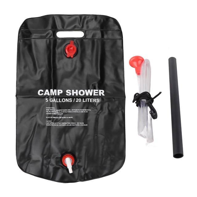 Bolsa de ducha solar para camping, portátil, de PVC, para escalada y verano.