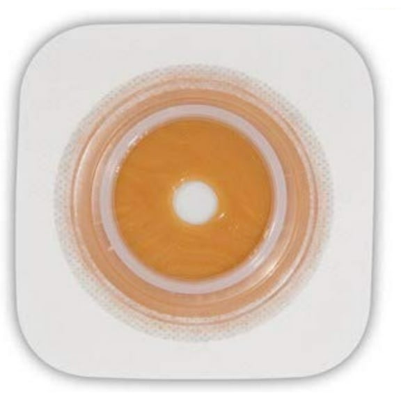 Colostomy Barrier Natura Stomahesive Flexible 5" x 5" Wafer White (2 3/4") - 1 Each