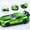 With Patterns, variant on Alloy Replica Supercar Model, 1:43 Scale with Double Door Design, Meticulously Reproduced The Body Is Made of Alloy Material, with a Glossy Paint Finish and a Cool Green Appearance.