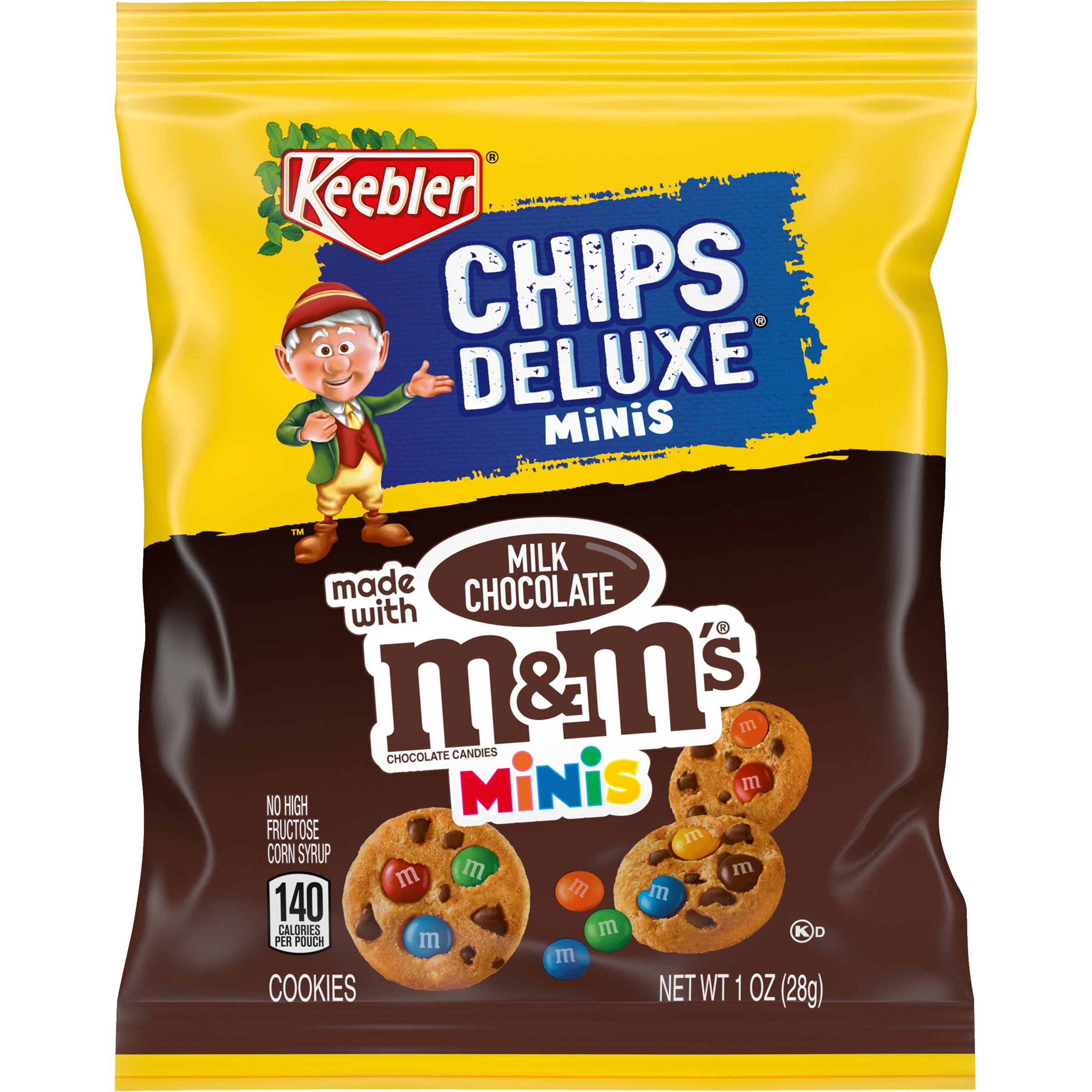Keebler Cookies, M&M's Milk Chocolate, Family Size 27 Ea, Shop