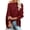 Winered, variant on CoCopeaunts Womens Casual Sweaters Pullover Long Sleeve Waffle Cable Knit Pullover Loose Fitting Jumper Tops Fall Tops 2022