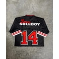 thumbnail image 4 of Ropa de entrenamiento de baloncesto con empalme callejero americano para hombre, camiseta deportiva y de fitness universitaria juvenil de estética retro de verano Y2K, 4 of 5