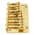 thumbnail image 1 of Bass Bridge Adjustable Saddles High Stability Zinc Alloy Material 5 String Electric Bass Replacement Bridge, 1 of 7