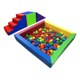 thumbnail image 1 of Alberca De Pelotas Cuadrada Para Niños +escalera +cubo+rampa ALABÍO A LA BAO alberca cuadra de pelotas/ multicolor/ estimulación temprana para bebés, 1 of 4