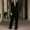 Black, variant on ZJXFGS 2 Set Outfits for Women,Pants Sets Women 2 Piece Outfits,formal Two Piece Sets for Women,Two Piece Sets for Women Dressy,Matching Sets Women Clothing,Suit Set Women,Women Pants Set,L