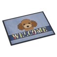 thumbnail image 1 of ""Caroline'S Treasures Bb1442Jmat Alfombra De Bienvenida Para Interiores O Exteriores Con Caniche Marrón Chocolate, 24 X 36""" Multicolor"", 1 of 1