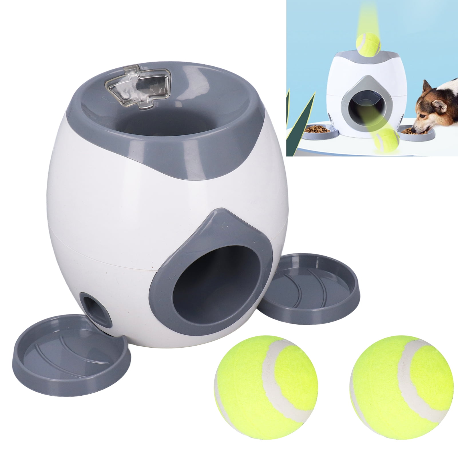 Dog Ball Launcher Automatic Dog Ball Thrower With 2 Tennis For Dog Training Interactive Tennis Ball Launcher Fetch Machine For Small To Large Dogs Dog Training Toy For Indoor Walmart