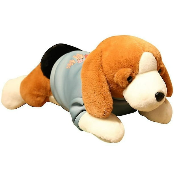 Set de regalo de peluche para perros de peluche de 40 cm con ropa para niña