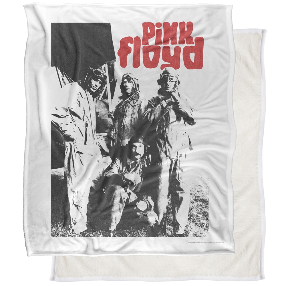 Pink Floyd Blanket, 50"x60", Point Me at The Sky, Silky Touch Sherpa