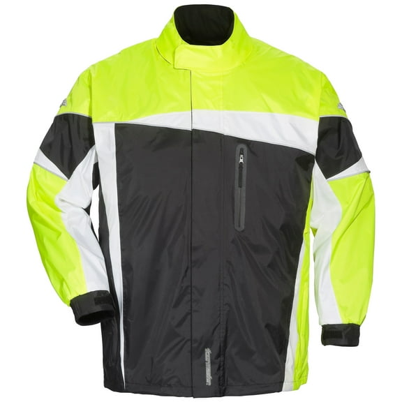 Tourmaster Defender 2.0 Mens Two Piece Rainsuit Black/Hi-Viz XXL