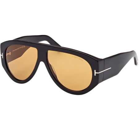 Tom Ford BRONSON FT 1044 Shiny Black/Brown 60/12/140 men Sunglasses