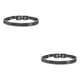 thumbnail image 4 of Sonducket de 19 cm/21 cm, acero de titanio, estilo europeo americano, joyería para hombres, accesorio de moda, cadena de mano trenzada con Negro 19CM 2Conjunto, 4 of 6