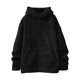 thumbnail image 4 of Dolkfu Sudadera Sherpa para hombres, sudadera cómoda y suelta con bolsillo, camisetas de manga larga para hombres en invierno. S, 4 of 8