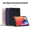 thumbnail image 2 of Cover For Apple iPad 2 3 4 5 6 7 8 9 10.2 10 th Generation 10.9'' 9.7 mini 4 5 Tablet Case PU Leather Smart Sleep Tri-fold Cover Silk Rose For iPad Mini 3, 2 of 6