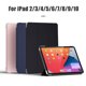thumbnail image 2 of Funda para Apple iPad 2, 3, 4, 5, 6, 7, 8, 9, 10,2, 10. ª generación, 10,9 pulgadas, 9,7 mini 4, 5, funda para tableta de cuero PU, funda triple plegable para dormir inteligente, 2 of 5