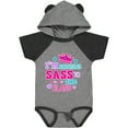 thumbnail image 3 of Inktastic Back to School I'm Bringing Sass To The Class with Crown Girls Baby Bodysuit, 3 of 5