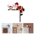 thumbnail image 4 of Santa Christmas Door Corner Decoration DIY Stitching Craft Kit for Festive Home Holiday Movie Theme, 4 of 4