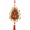 thumbnail image 1 of Handmade Feng Shui Wu Lou Hu Lu Gourd Tassel Charm Car Wall Hanging Ornament, 1 of 4