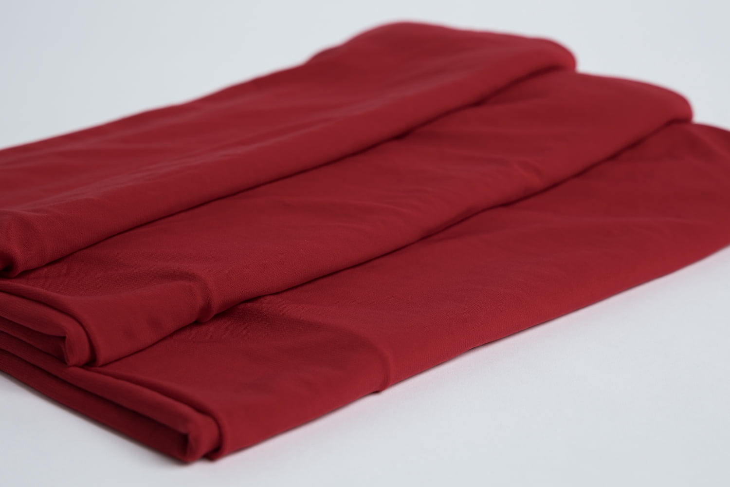 Romex Textiles ITY Matt Jersey - Polyester/Spandex Knit Fabric For Dresswear & Arts and Crafts (3 Yards) - Red