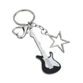 thumbnail image 3 of Llavero de guitarra, amor, corazón, estrella, llavero, dije para bolso, regalo portátil para amantes de la música., 3 of 9